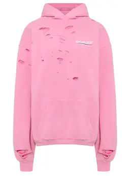 BALENCIAGA: Хлопковая толстовка 