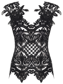 MAURIZIO: Кружевное топ 