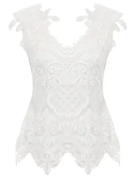 MAURIZIO: Кружевное топ 