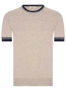 FIORONI CASHMERE: Хлопковая футболка 