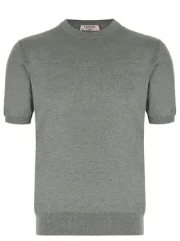 FIORONI CASHMERE: Хлопковая футболка 