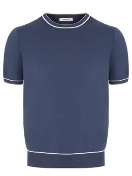 FIORONI CASHMERE: Хлопковая футболка 