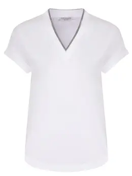 BRUNELLO CUCINELLI: Хлопковая футболка 