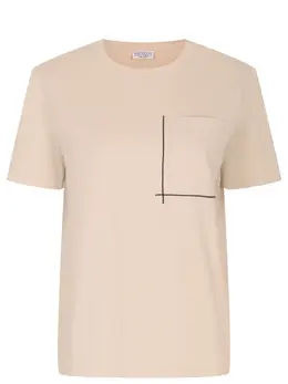 BRUNELLO CUCINELLI: Хлопковая футболка 