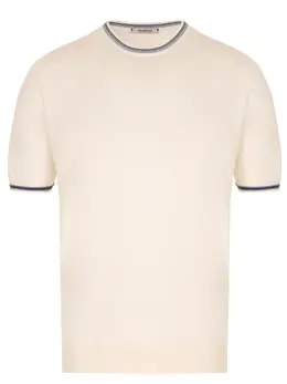 FIORONI CASHMERE: Хлопковая футболка 