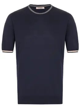 FIORONI CASHMERE: Хлопковая футболка 