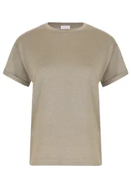 BRUNELLO CUCINELLI: Кашемировая футболка 