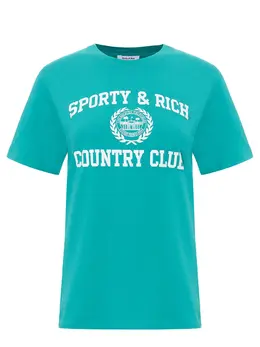 SPORTY & RICH: Хлопковая футболка 