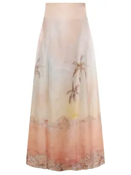 ZIMMERMANN: Шёлковая юбка 