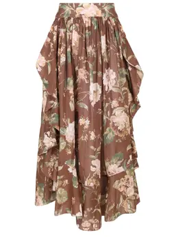 ZIMMERMANN: Хлопковая юбка 