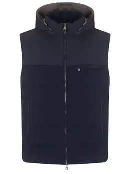 FIORONI CASHMERE: Тёмный жилет 