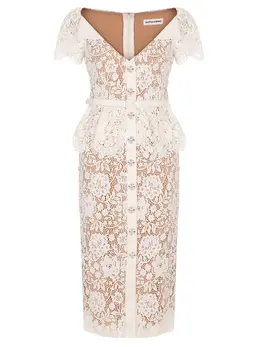 SELF-PORTRAIT: Кружевное платье 