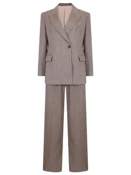 BRUNELLO CUCINELLI: Костюм из шерсти 