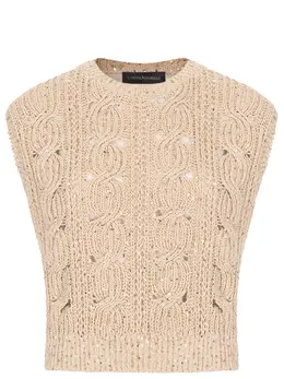 LORENA ANTONIAZZI: Бежевый жилет 
