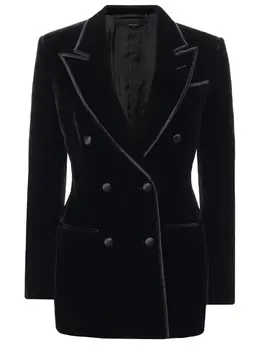 TOM FORD: Бархатный жакет 