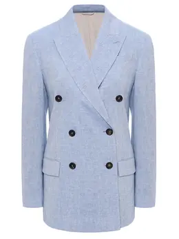 BRUNELLO CUCINELLI: Льняной жакет 