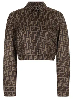 FENDI: Шёлковая блуза 