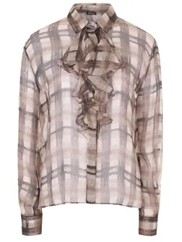 KITON: Шёлковая блуза 