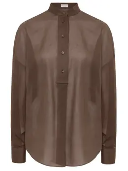 BRUNELLO CUCINELLI: Хлопковая блуза 