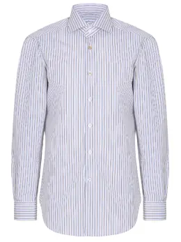 KITON: Рубашка в полоску 