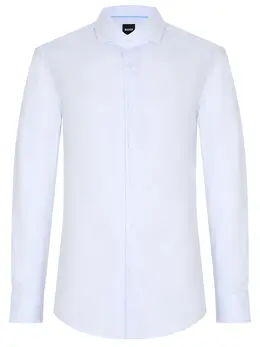 BOSS: Хлопковая рубашка 