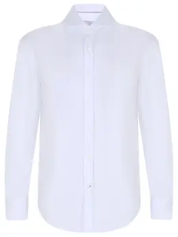 BRUNELLO CUCINELLI: Хлопковая рубашка 