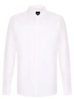BOSS: Хлопковая рубашка 