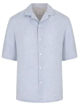 BRUNELLO CUCINELLI: Льняная рубашка 