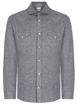 BRUNELLO CUCINELLI: Хлопковая рубашка 