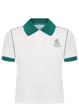 SPORTY & RICH: Хлопковое поло 