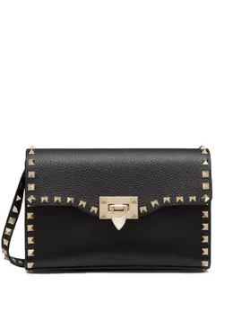 Valentino Garavani-Rockstud Small Leather Shoulder Bag-Donna 53095819084116