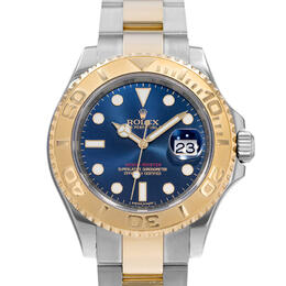 Pre-owned Rolex Yacht-Master 40 Automatic Chronometer Blue Dial Mens Watch 16623 blso