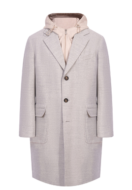 ELEVENTY: Серое пальто 