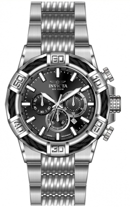 Invicta Bolt Chronograph GMT Quartz Black Dial Mens Watch 49900