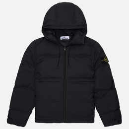 Stone Island: Чёрный пуховик 