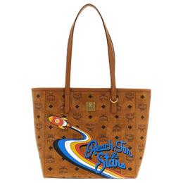 MCM Сумка-тоут Toni Polyurethane, маленькая женская сумка через плечо коричневый mwpfamt10co001