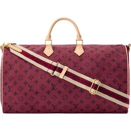 Louis Vuitton Grace Coddington Collaboration Catogram Kitten Keepall дорожная сумка из полиамида женская розово-красная m25772