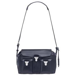 Lemaire Сумка из коровьей кожи маленькая квадратная, сумка для снаряжения, наплечная сумка средний размер unisex джинсовый синий bg0163-ll0067-750