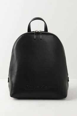 Calvin Klein: Чёрный рюкзак 