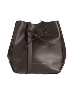 Сумка через плечо Brunello Cucinelli, темно-коричневый 45915185ln | dark brown