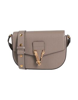 Сумка через плечо Versace, серо-коричневый 45910091tf | taupe
