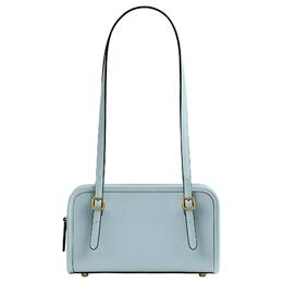 Coach Сумка через плечо Swing Zip Crushed Leather Small Women's Brass & Light Blue cam45-b4lb