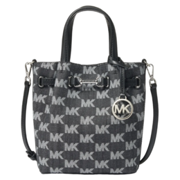 Michael Kors Карсон искусственная кожа монограмм поясная сумка малая женская black 35t5s2zc5j-001