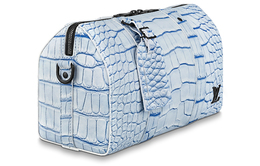 Louis Vuitton Сумка через плечо из крокодиловой кожи мужская meringue white/blue n80781