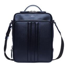 Bally Кожаная наплечная сумка из коровьей кожи, кроссбоди, мужская сумка Dark Blue 6310399