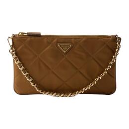 Тканевая ручная сумка через плечо Re-Edition маленький размер женская brandy Prada 1ni054_2aos_f0134