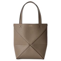 Складная сумка-пазл из коровьей кожи, кроссбоди, мини-клатч женский taupe Loewe a779v25x19-3170