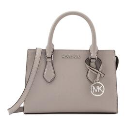 Сумка-шоппер из покрытого холста, шоппинг-сумка, сумка через плечо, кроссбоди, маленькая женская сумка pearl gray Michael Kors 35s3s6hs5l-035