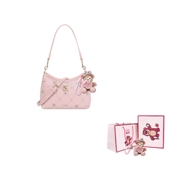 Disney Лотсо ПВХ, текстильная подмышечная сумка через плечо женская мультиколор bmk-72824 | pink