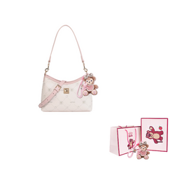 Disney Лотсо ПВХ, текстильная подмышечная сумка через плечо женская мультиколор bmk-72824 | white